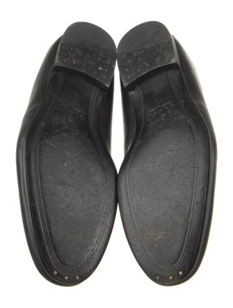 Gucci Leather Printed Loafers