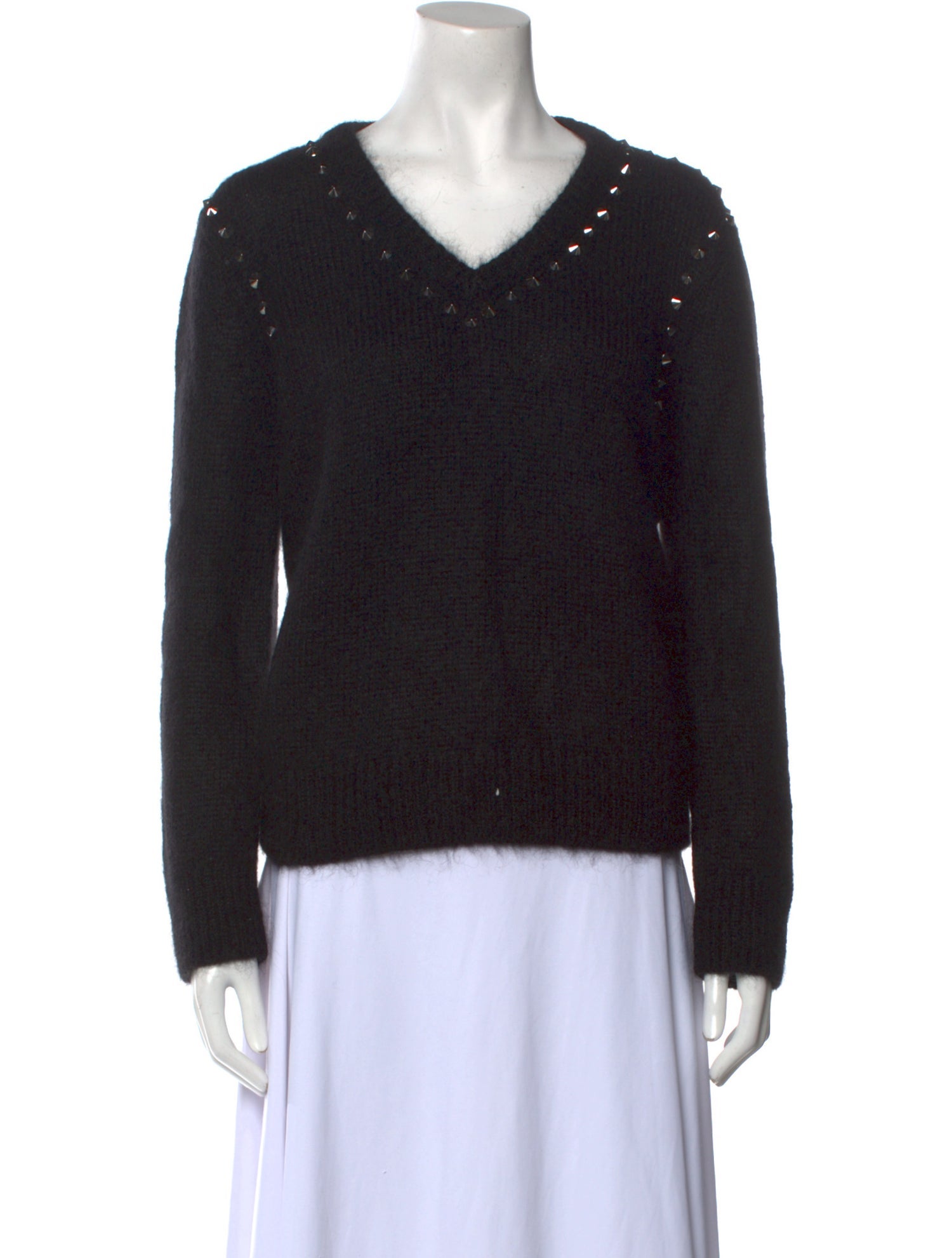 GUCCI_MOHAIR BLEND V NECK SWEATER グッチニット Gucci V-neck sweater | Women's Clothing | Vitkac