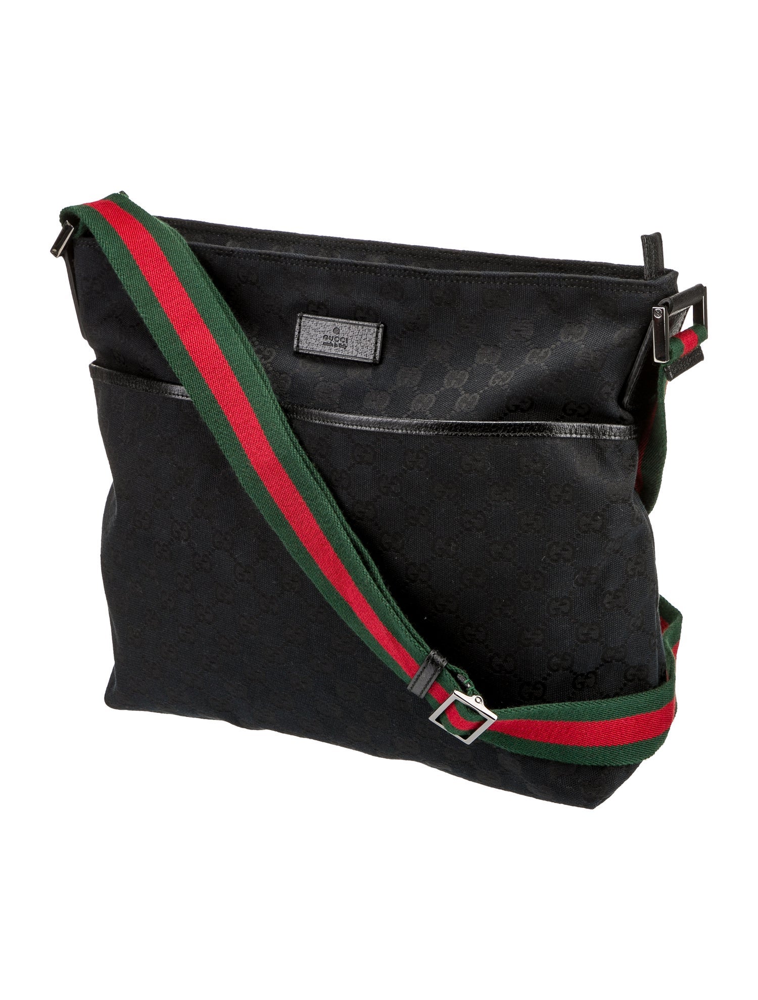 Gucci GG Canvas  Messenger Bag Black Messenger Bags, Bags