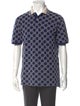 Gucci Printed Collar Polo Shirt