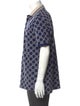 Gucci Printed Collar Polo Shirt