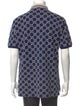 Gucci Printed Collar Polo Shirt
