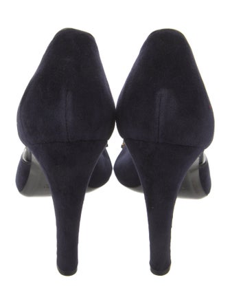 Gucci Velvet Crystal Embellishments Sandals