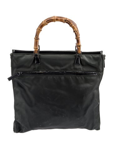 Gucci Handle Bags Small Nylon Shopper Tote Medium