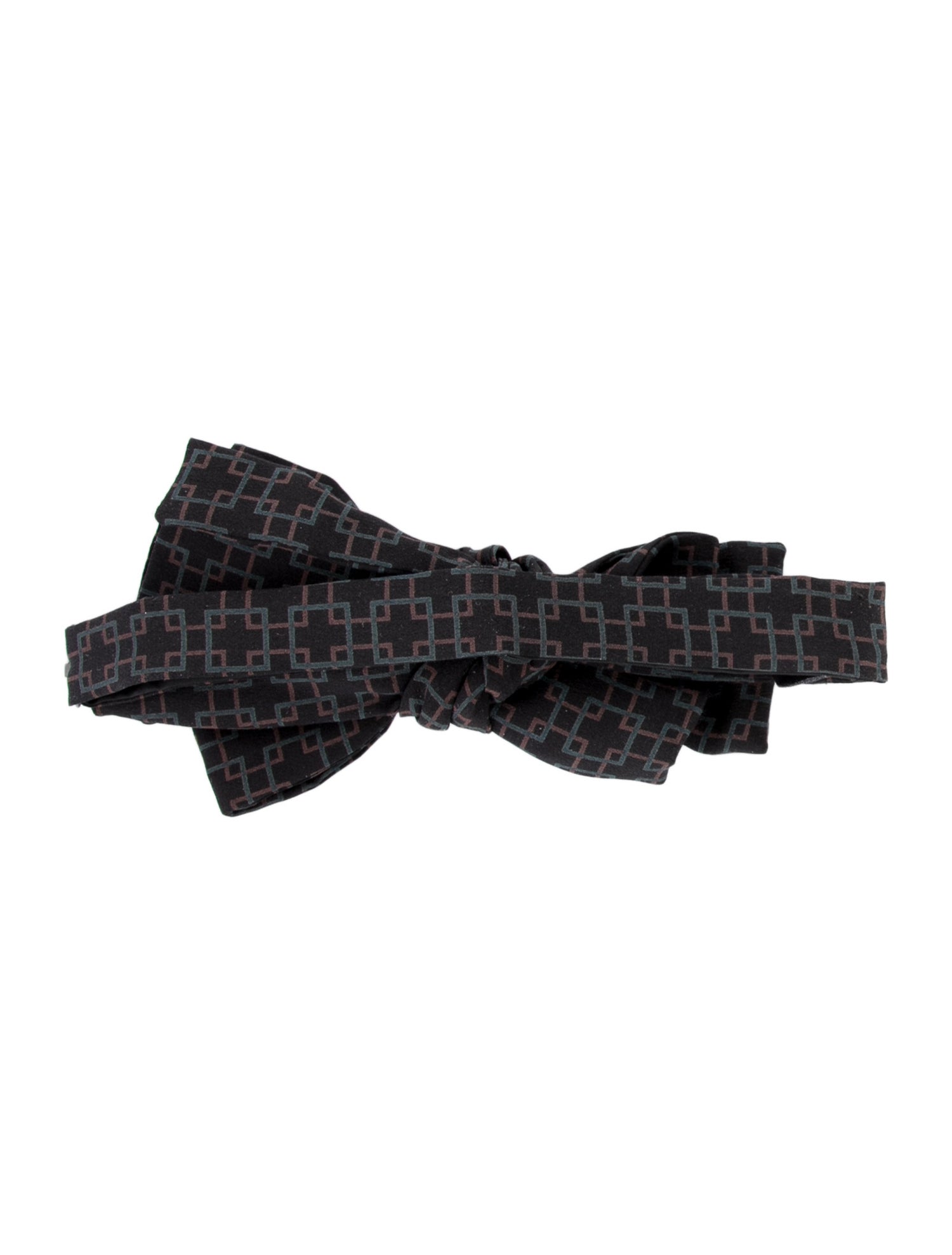 Gucci Pattern Print Bow Tie