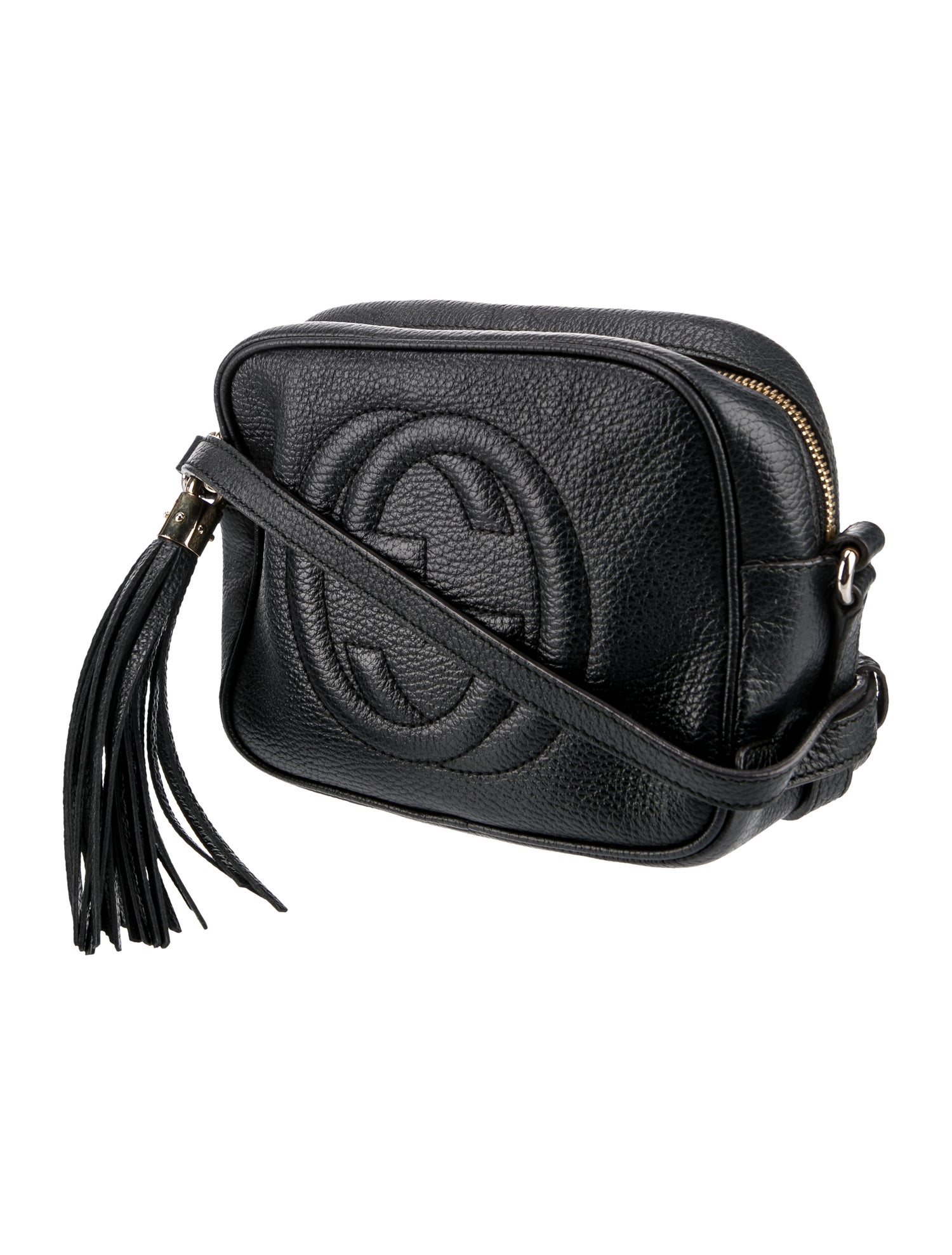 Gucci Small Soho Disco Crossbody Bag Black Crossbody Bags, Handbags