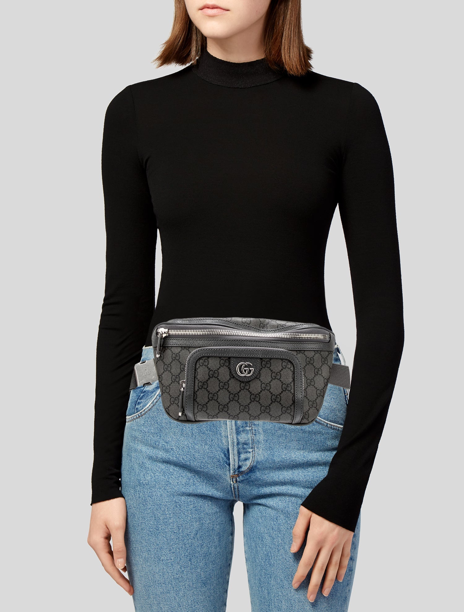 Gucci fanny pack online with writing on it