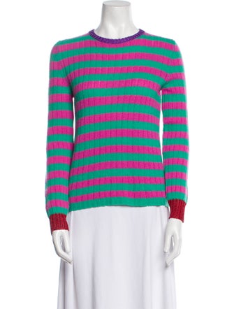 Gucci Striped Crew Neck Sweater