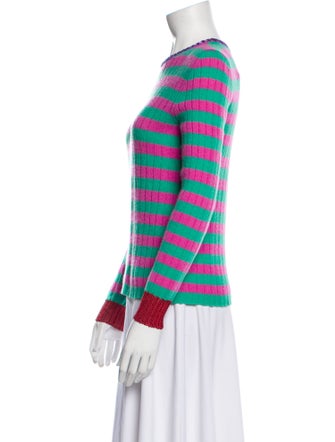 Gucci Striped Crew Neck Sweater