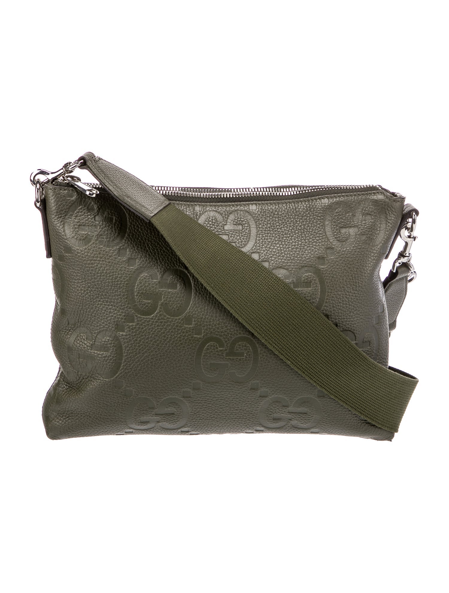 【関税&送料込】Gucci Medium Jumbo Gg Messenger Bag GG jumbo medium messeger bag in black leather | GUCCI® SG