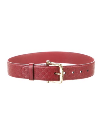Gucci GG Signature Leather Belt