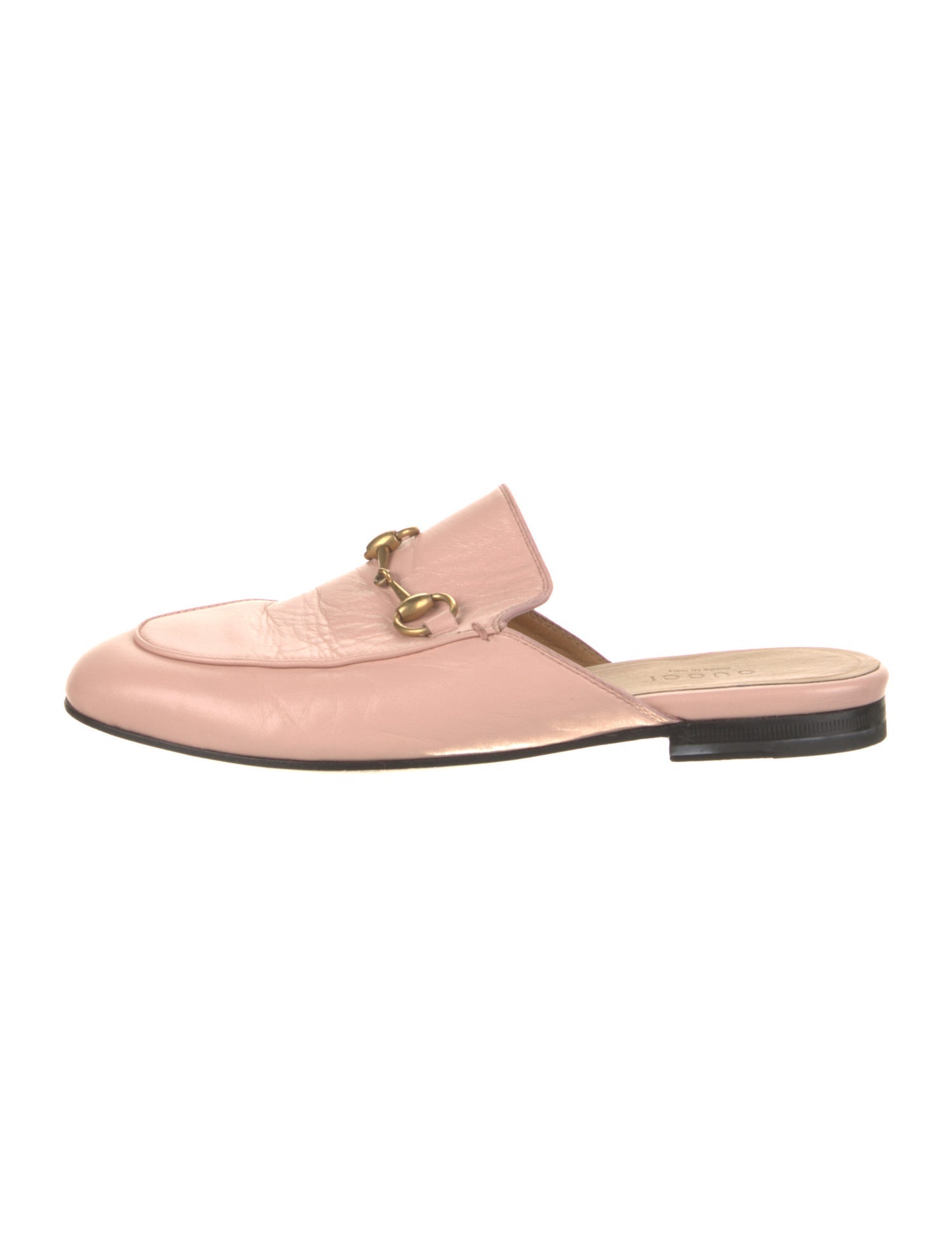 light pink gucci mules