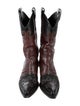 Gucci Python Cowboy Boots