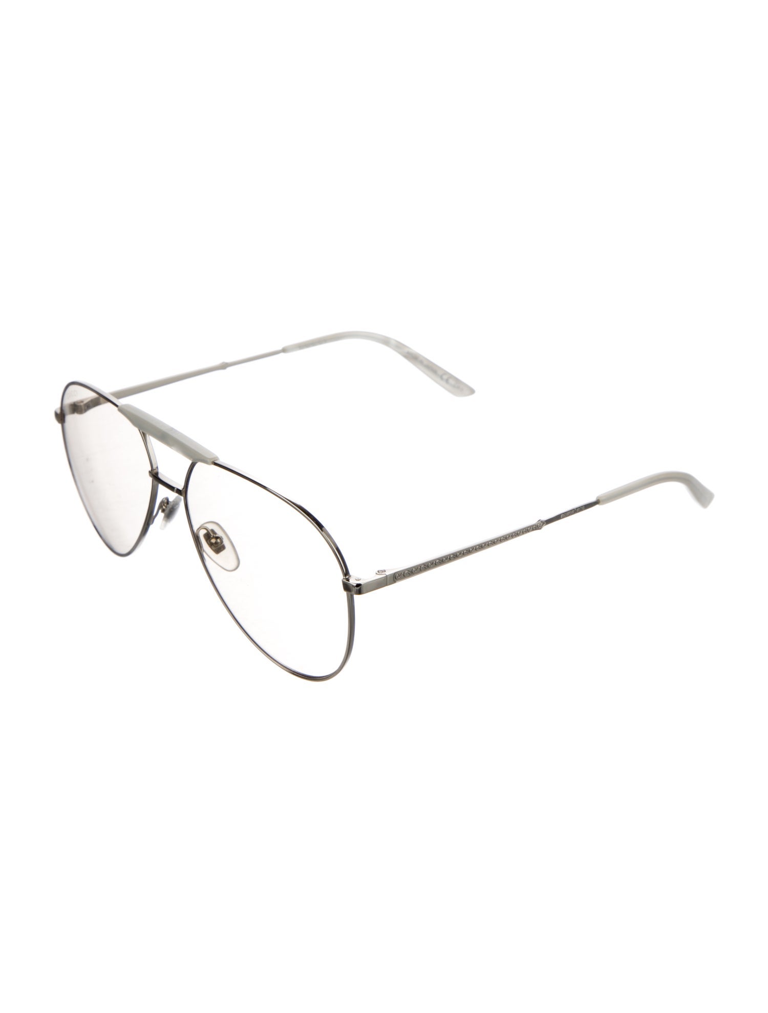 gucci clear aviator glasses