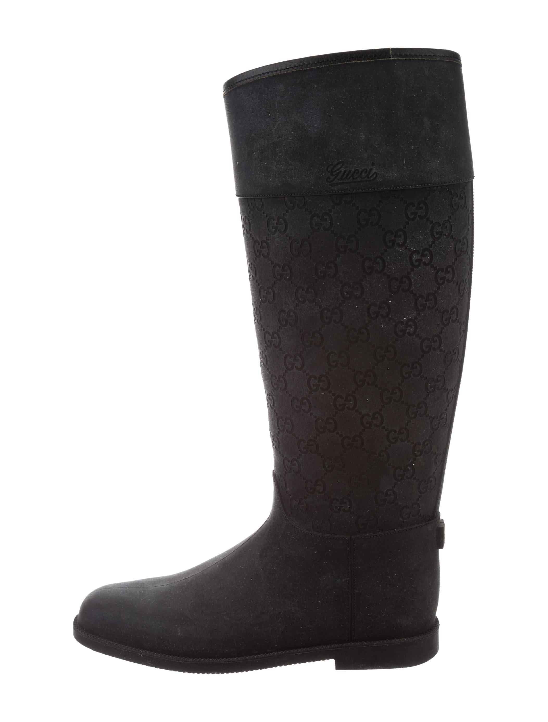 gucci rain boots womens