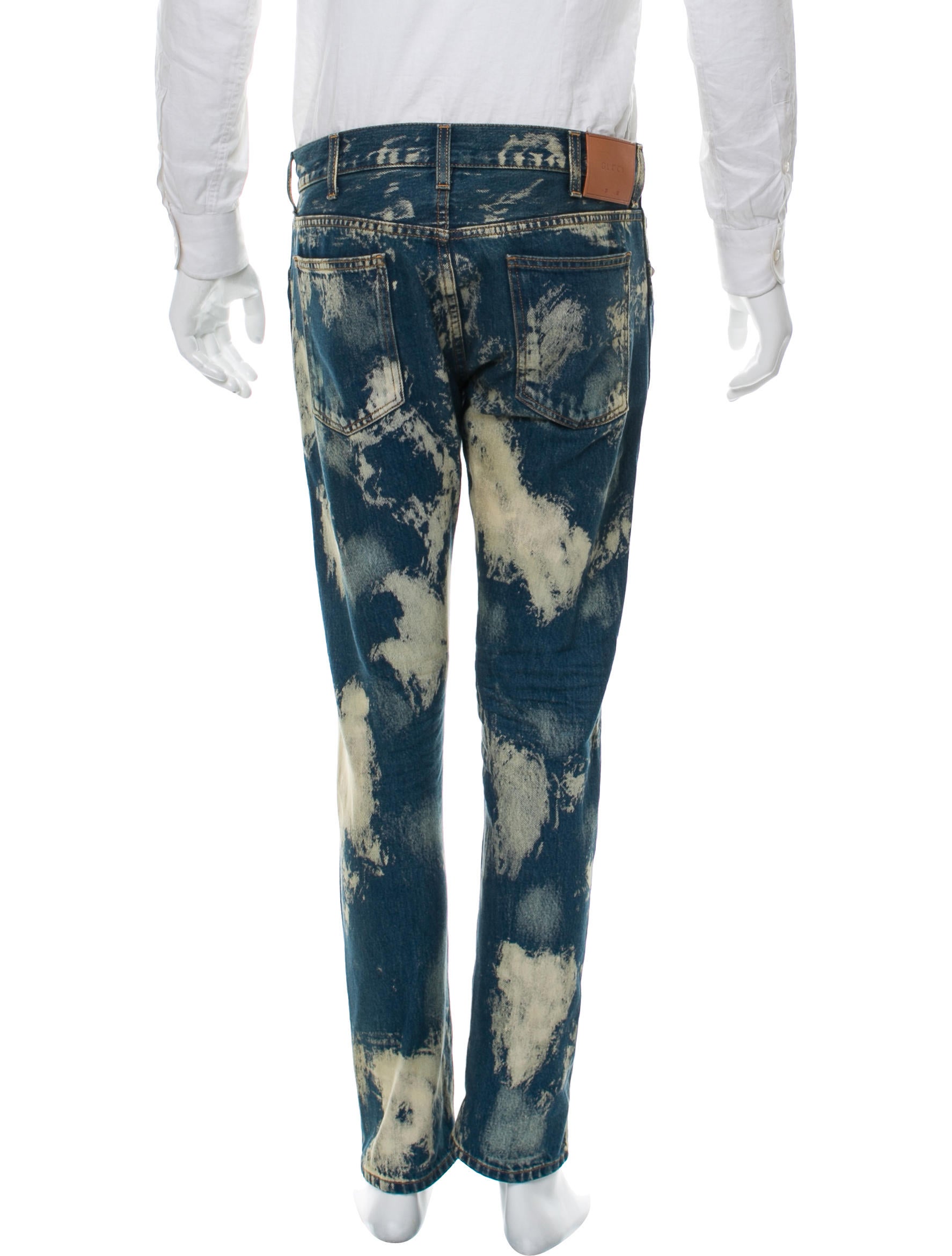 Gucci 2017 Bleached Punk Jeans Clothing GUC143653 The RealReal