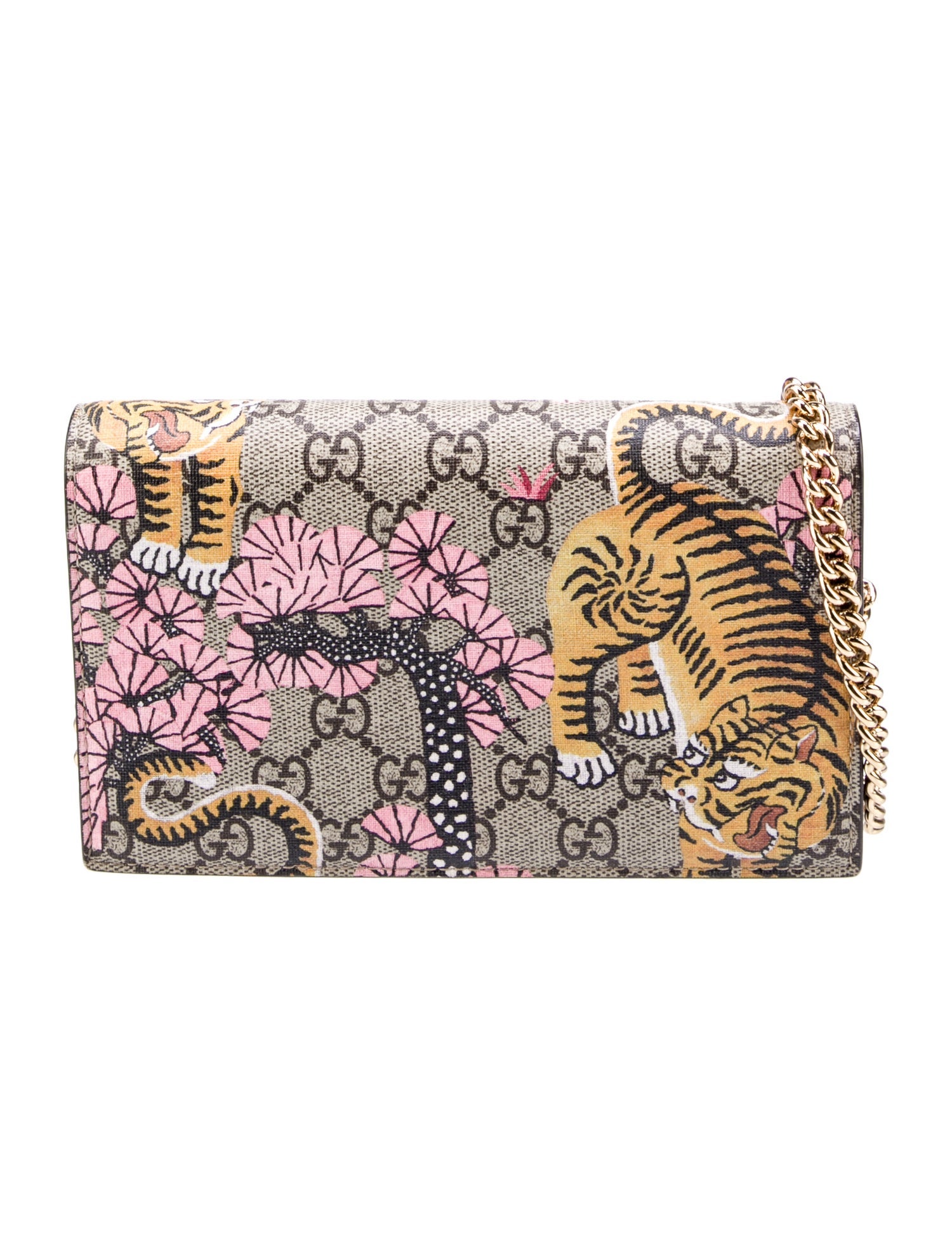 Gucci GG Supreme Bengal Wallet on Chain