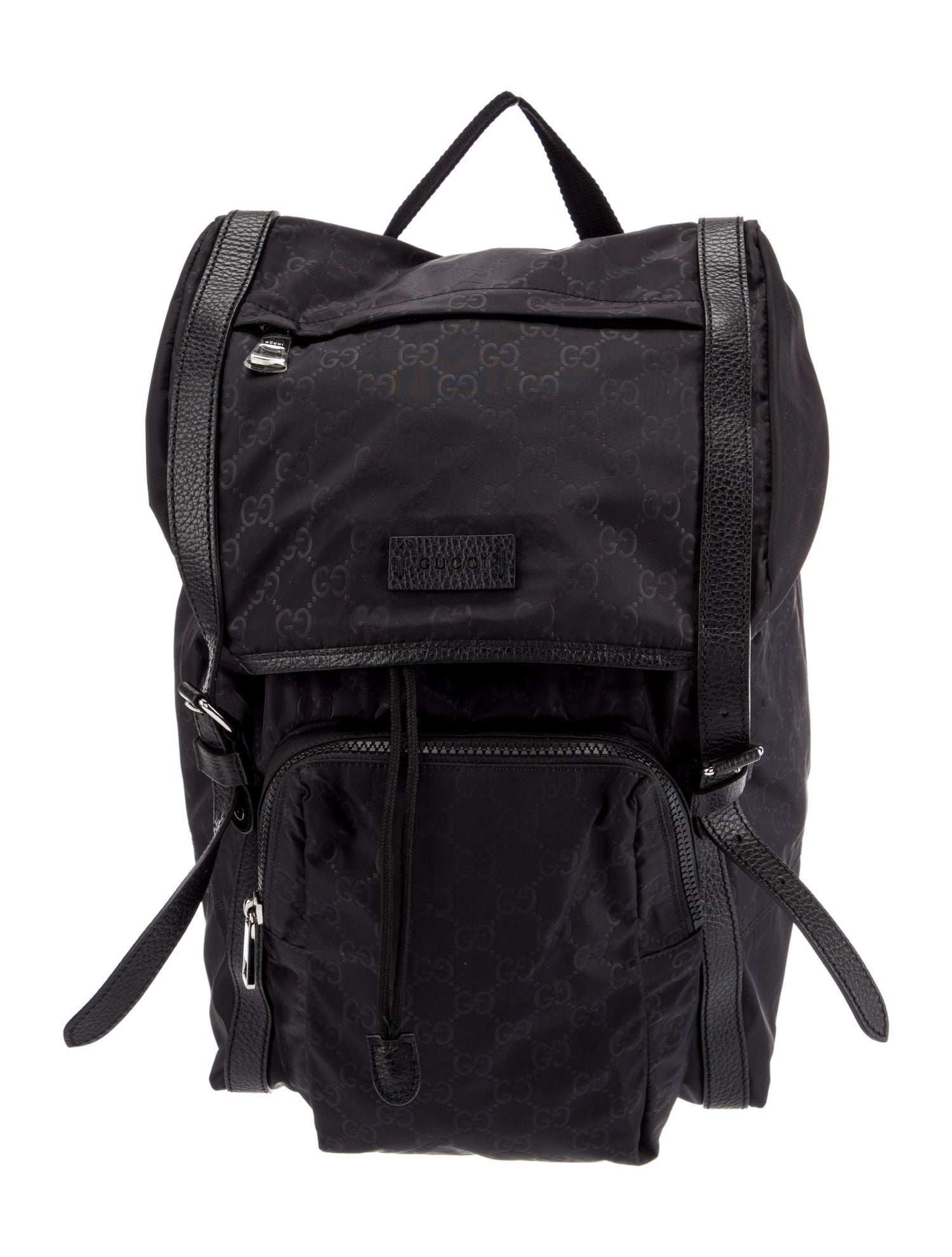 Gucci GG Nylon Backpack Black Backpacks, Bags GUC1438676 The RealReal