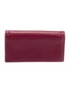 Gucci Bamboo Accent Leather Continental Wallet