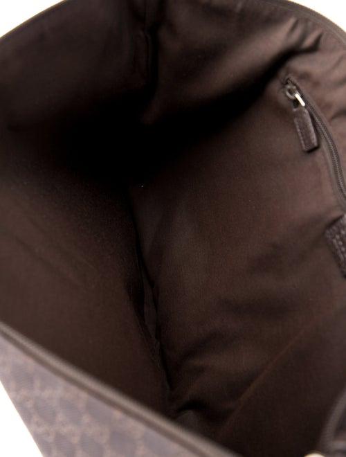 Gucci GG Denim Flat Messenger Bag