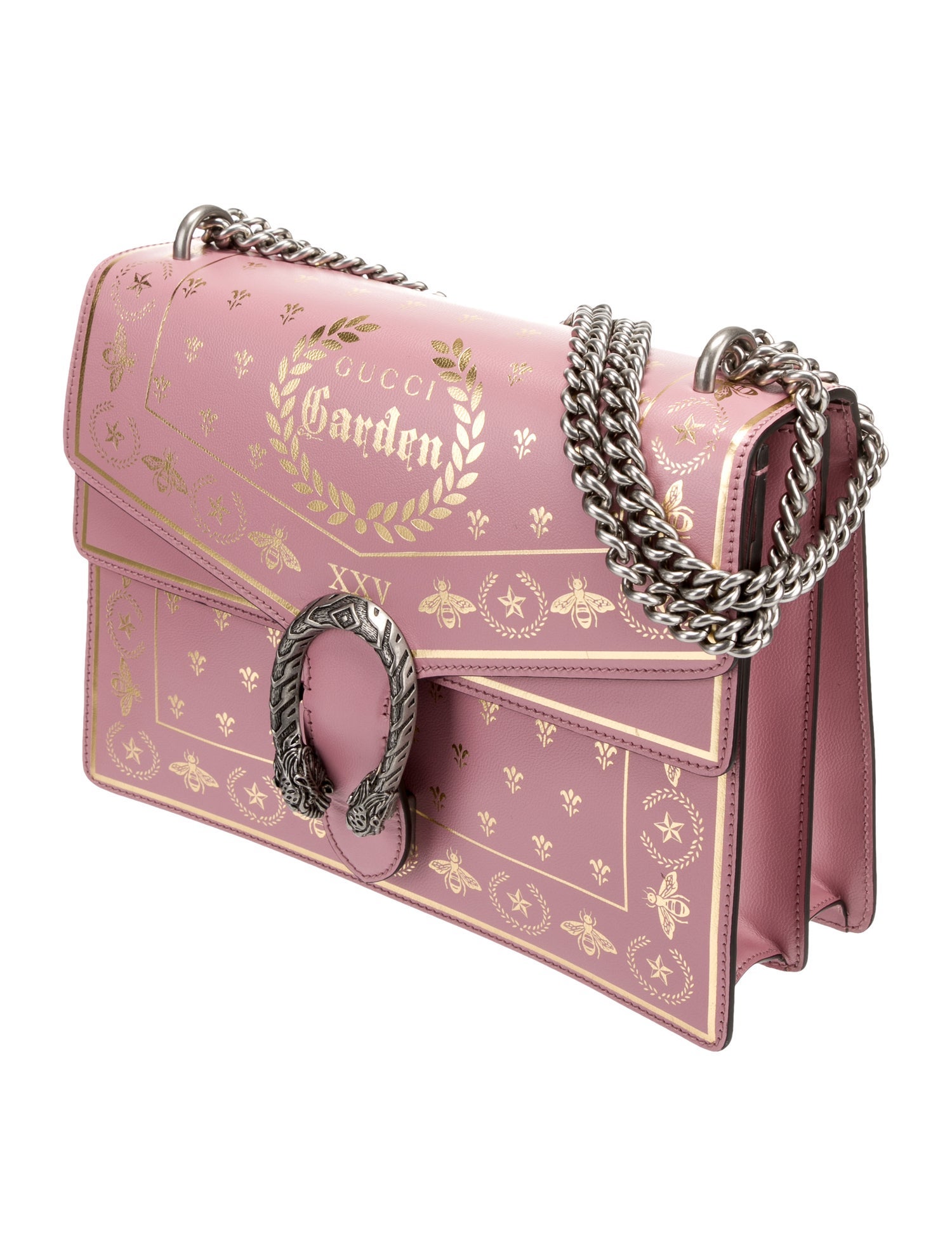 Gucci Garden Medium Dionysus Bag - Pink Shoulder Bags, Handbags