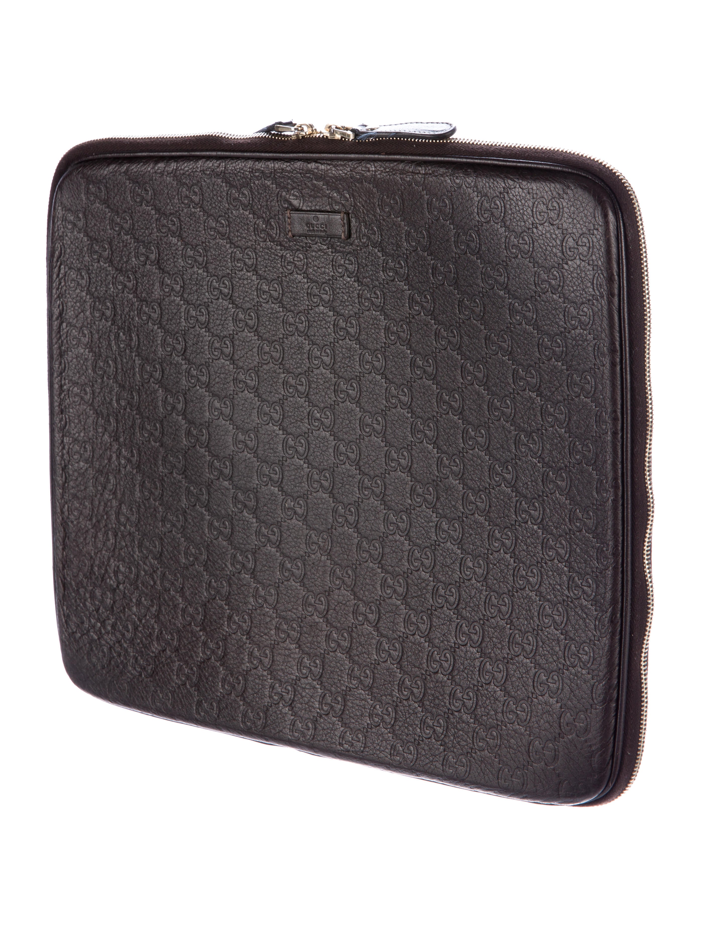 Gucci Guccissima Laptop Case Technology GUC144326 The RealReal