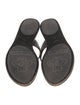 Gucci Running GG Logo Leather Slides