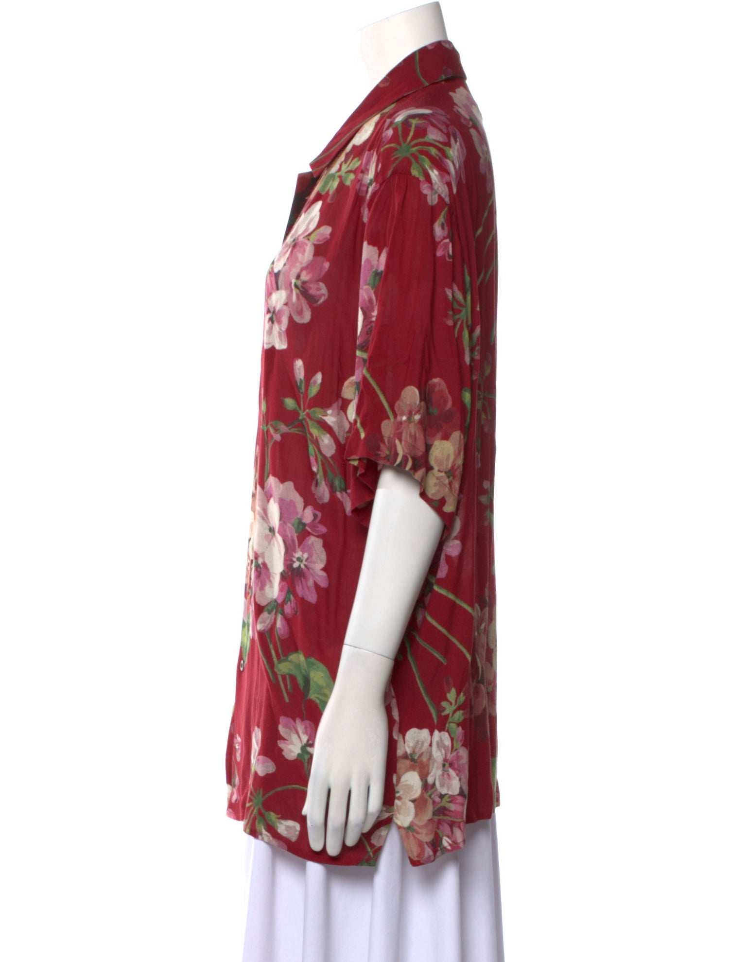 Gucci 2015 Blooms Print Shirt