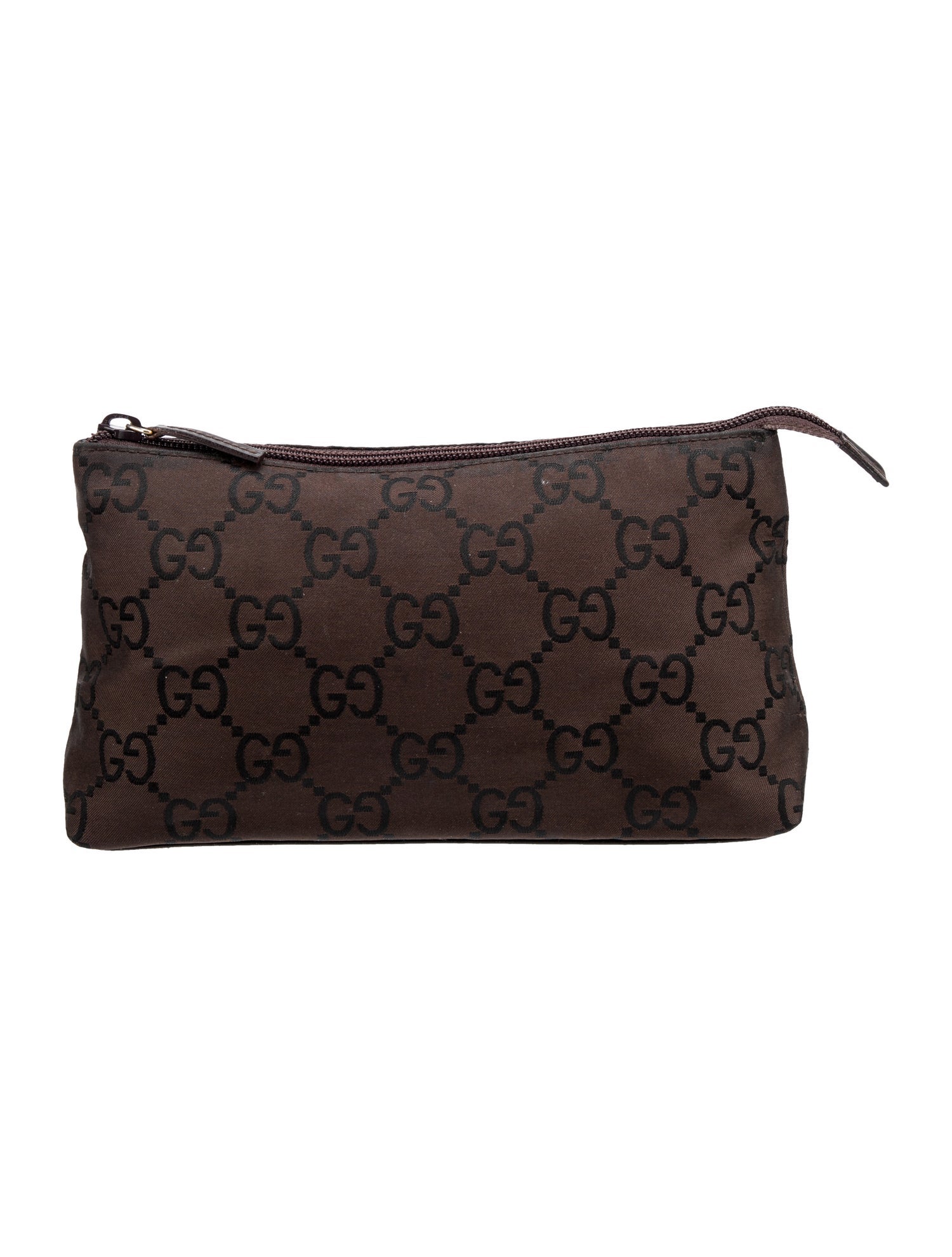 Gucci GG Nylon Clutch Brown Clutches, Handbags GUC1444786 The