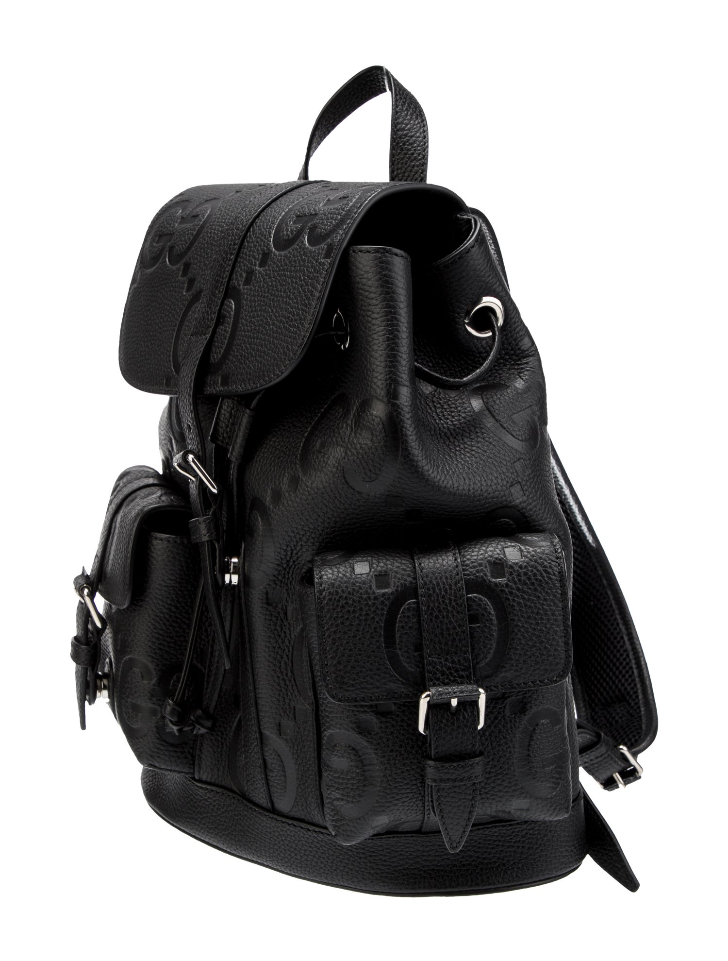 Gucci Jumbo GG Small Leather Backpack