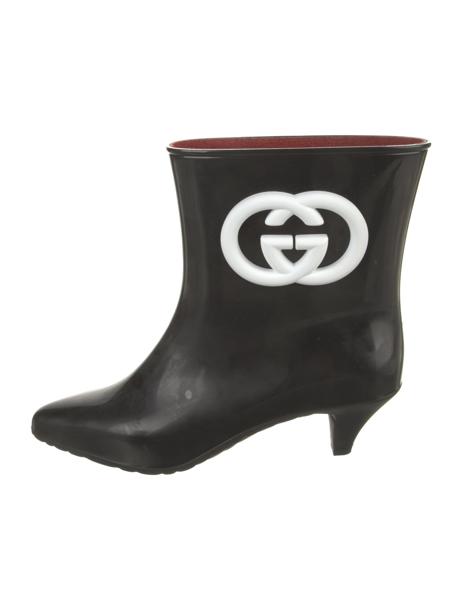 Gucci Interlocking G Logo Rubber Rain Boots