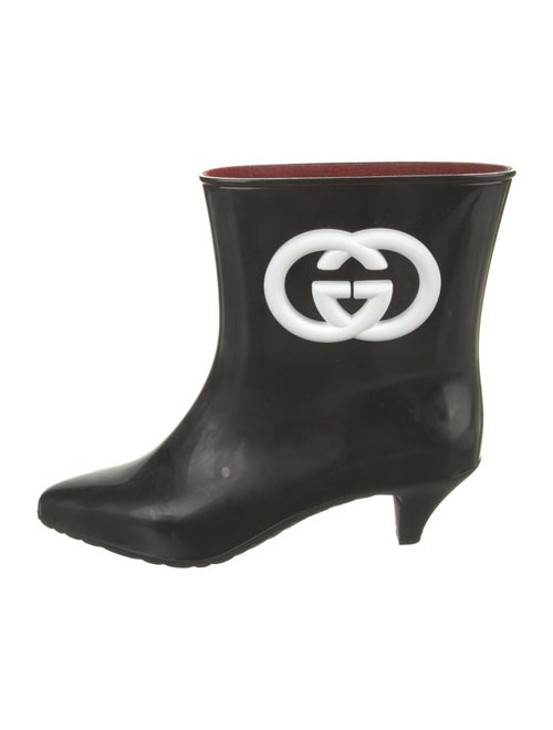 Gucci Interlocking G Logo Rubber Rain Boots