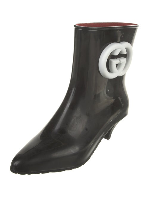 Gucci Interlocking G Logo Rubber Rain Boots