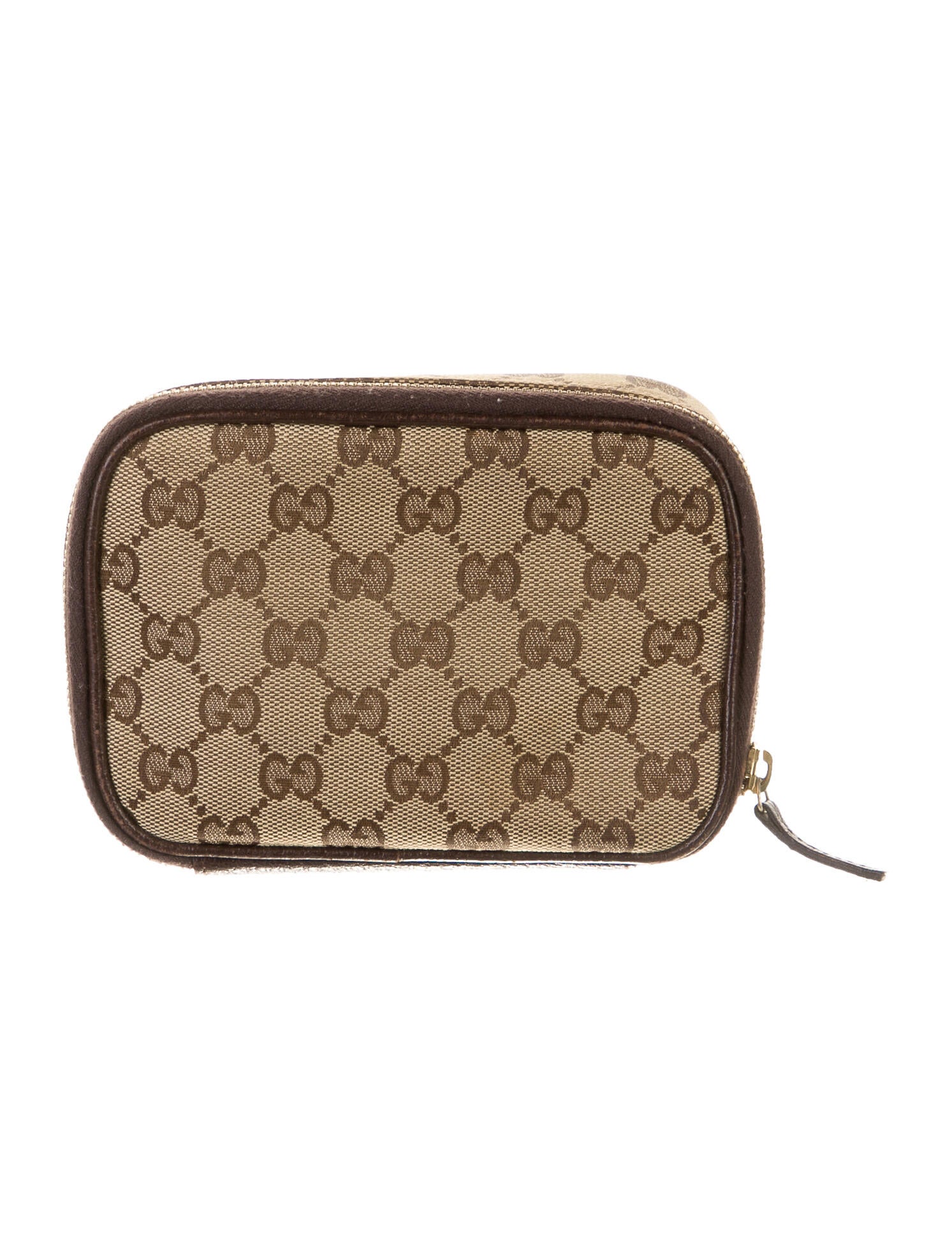 Gucci GG Canvas Cosmetic Bag Neutrals Cosmetic Bags, Accessories