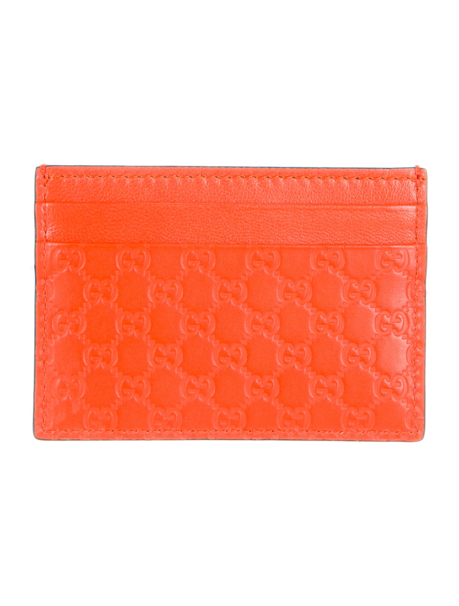 Gucci Microguccissima Pattern Leather Card Holder