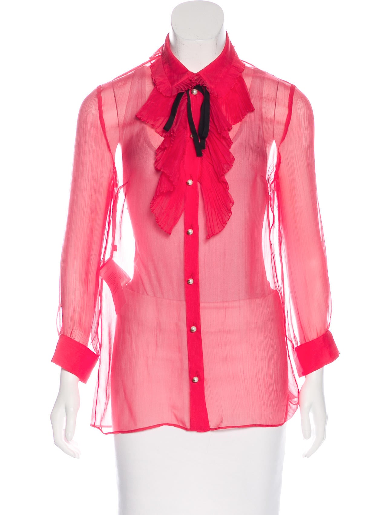 gucci 2015 silk blouse clothing guc145360 the realreal gucci 2015 silk blouse clothing guc145360 the realreal