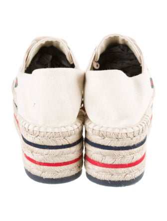 Gucci Canvas Printed Espadrille Sneakers