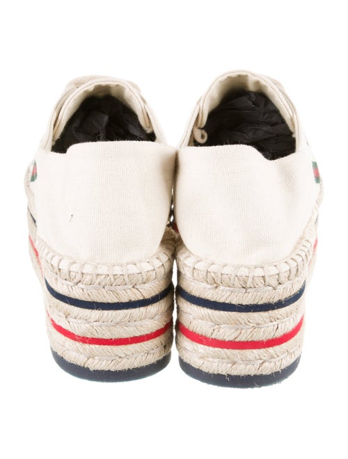 Gucci Canvas Printed Espadrille Sneakers
