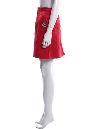 Gucci Denim Mini Skirt