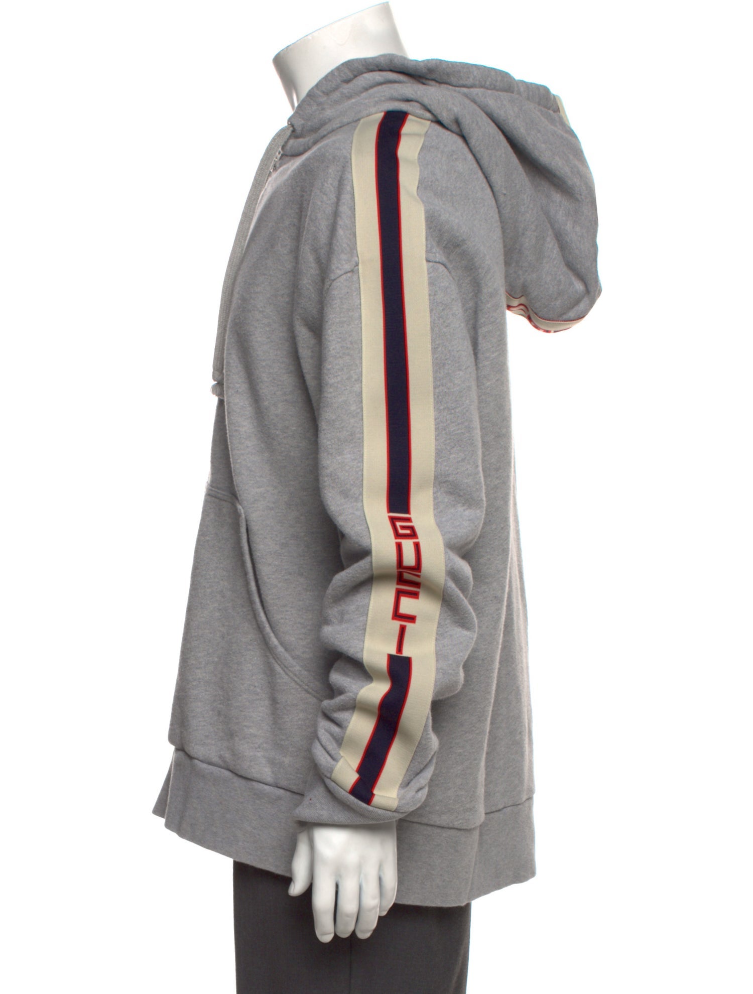 Gucci Crew Neck Long Sleeve Hoodie - Grey Sweatshirts & Hoodies ...