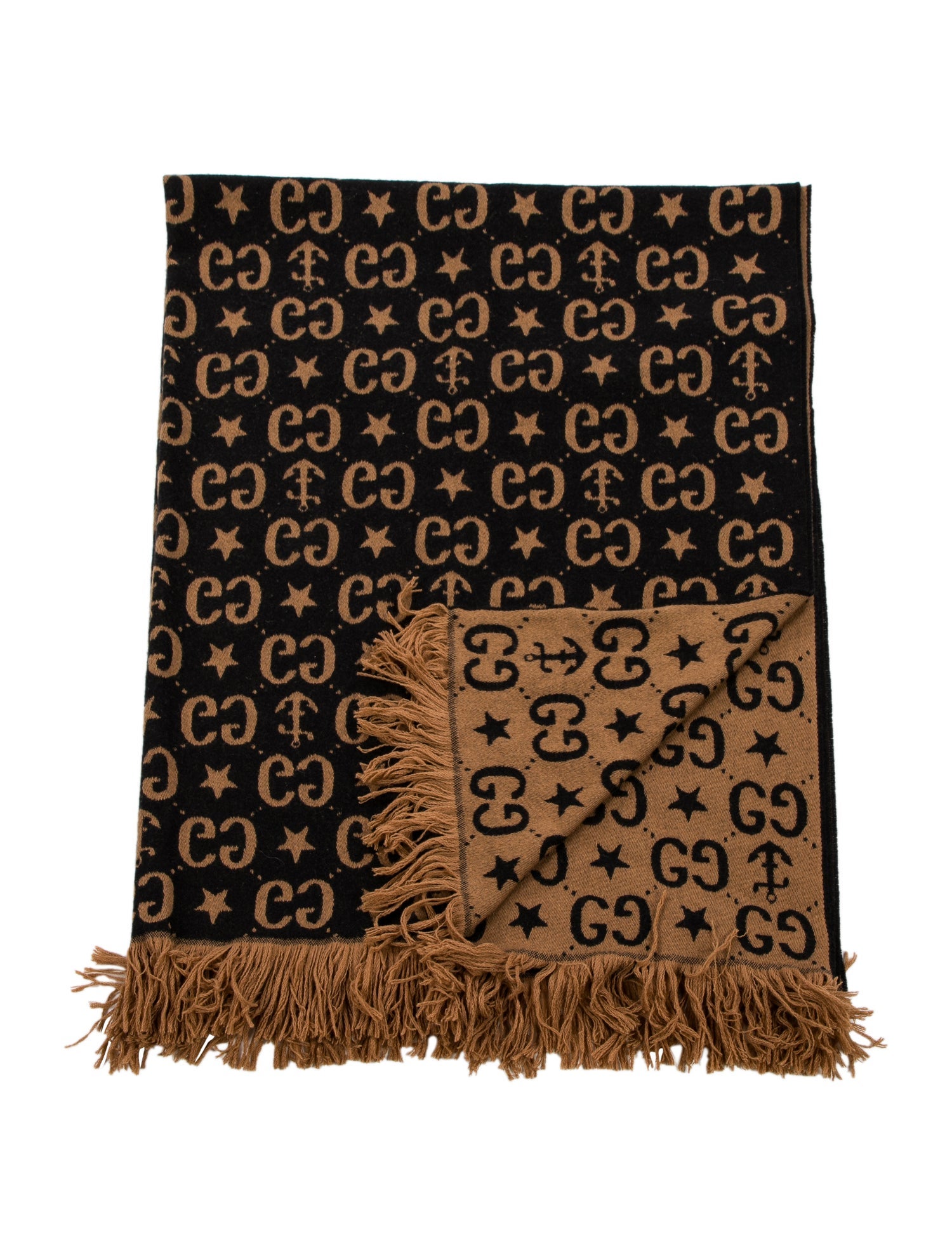 Gucci GG Logo Throw Blanket Black Throws, Pillows & Throws GUC1411491 The RealReal