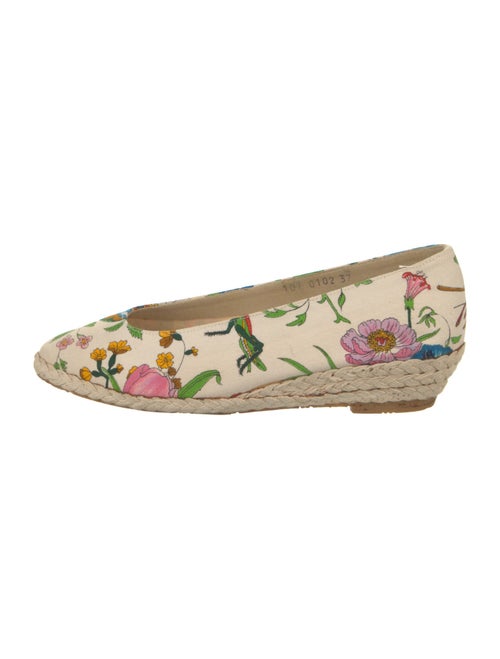 Gucci Canvas Floral Print Espadrilles