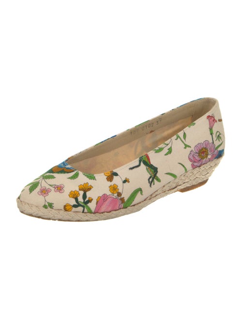 Gucci Canvas Floral Print Espadrilles