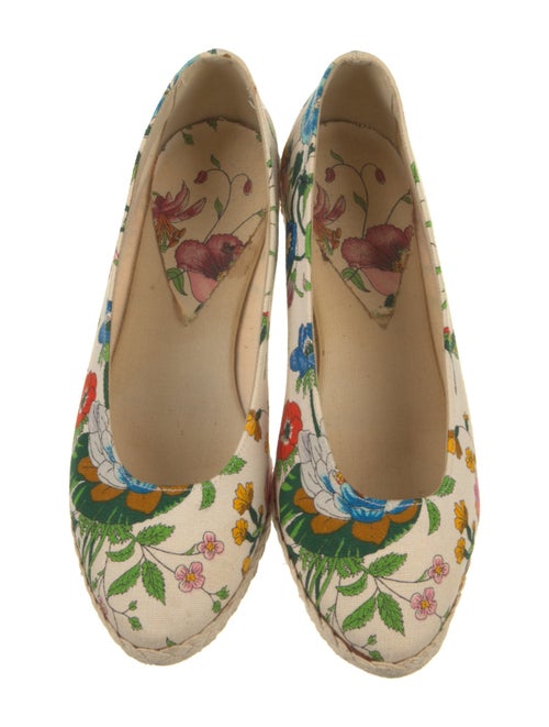 Gucci Canvas Floral Print Espadrilles