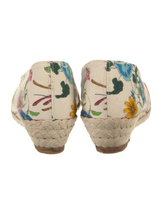 Gucci Canvas Floral Print Espadrilles