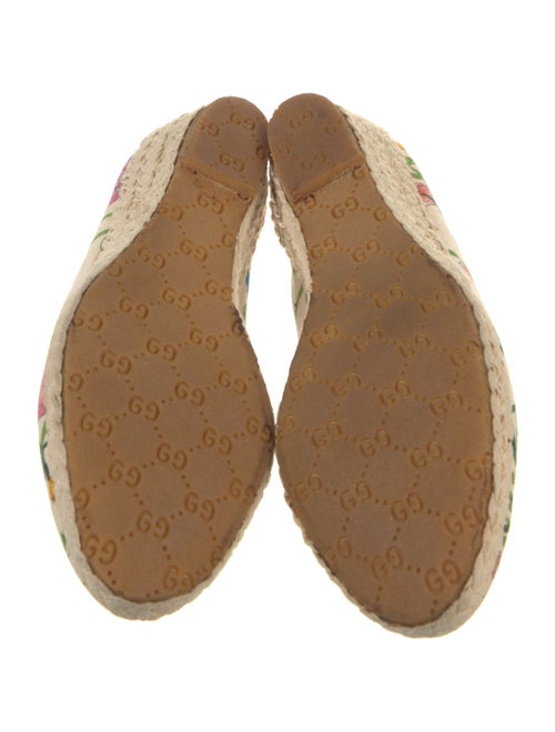 Gucci Canvas Floral Print Espadrilles