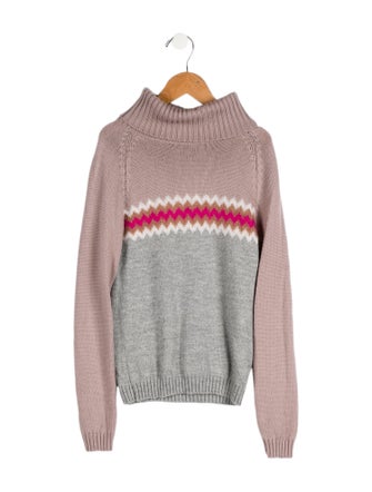 Gucci Boy's Colorblock Turtleneck Sweater