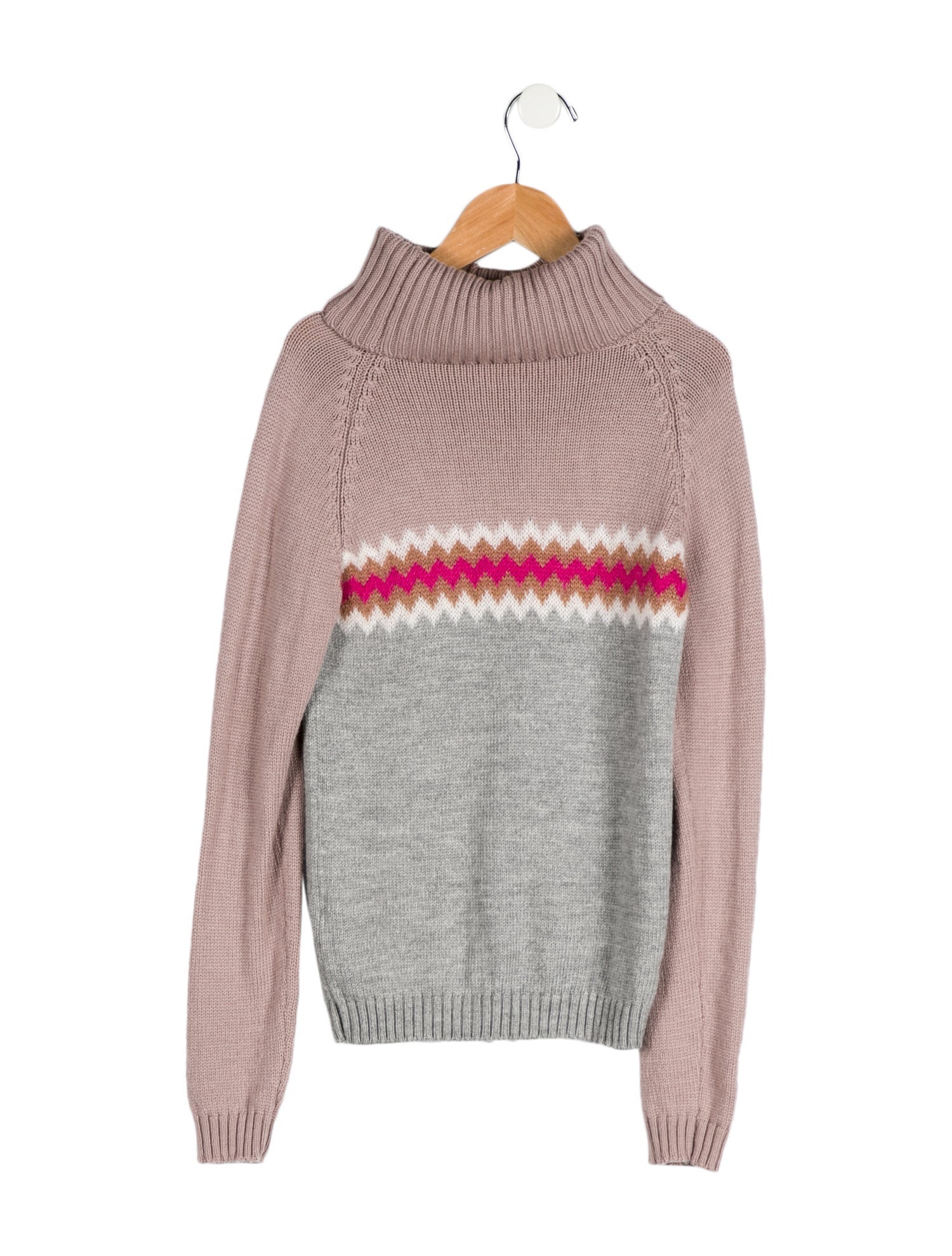 Gucci Boy's Colorblock Turtleneck Sweater