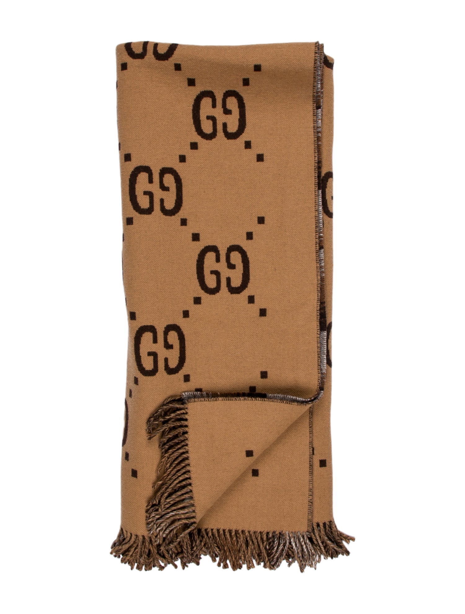 Gucci GG Logo Throw Blanket Black Throws, Pillows & Throws GUC1411491 The RealReal