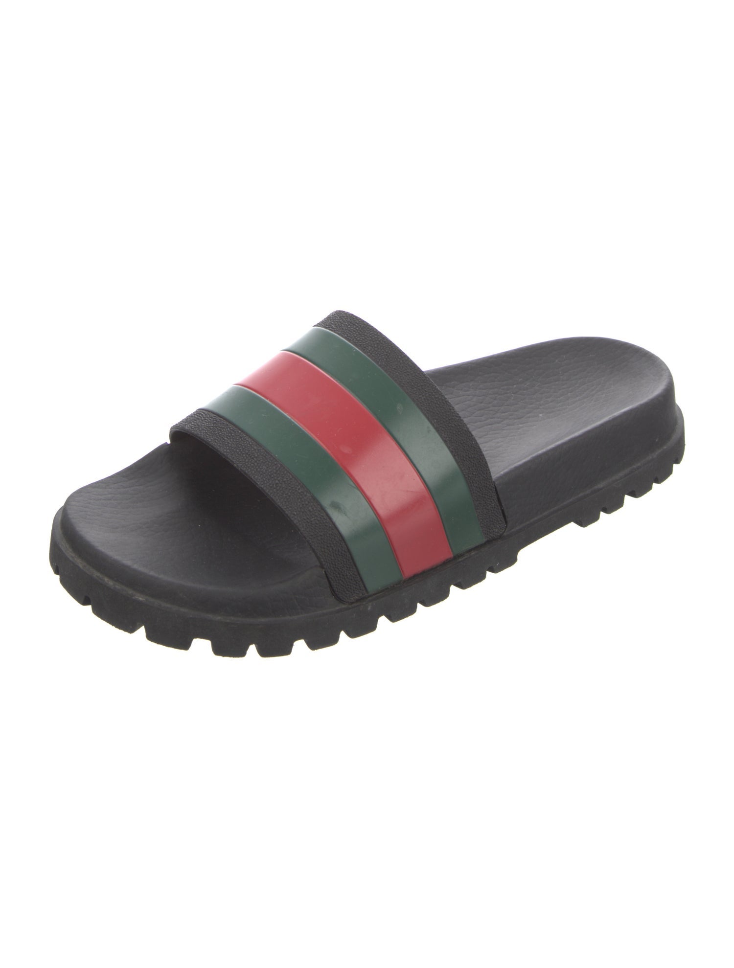 gucci sandals rubber slide